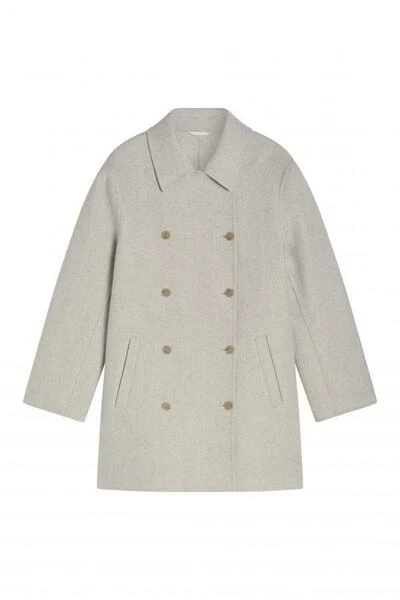 Closed Trenchcoats & Mantels Long Caban Coat White 3 Closed Trenchcoats & Mantels Long Caban Coat White