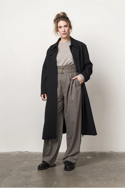 Closed Wijde Broeken Wide Trousers Gray 8 Closed Wijde Broeken Wide Trousers Gray - Afbeelding 6