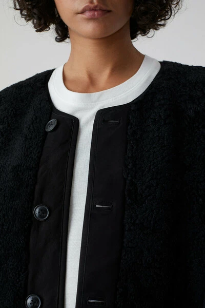 Closed Zomerjassen Reversible Lamsleren Jas C97084-82f-22 100 Black 8 Closed Zomerjassen Reversible Lamsleren Jas C97084-82f-22 100 Black - Afbeelding 6