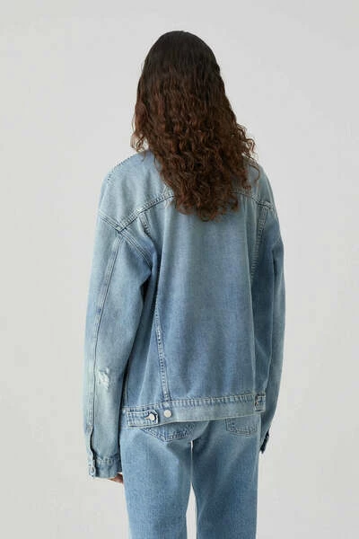 Spijkerjassen Jeansjacket Closed Blue 4 Spijkerjassen Jeansjacket Closed Blue - Afbeelding 2