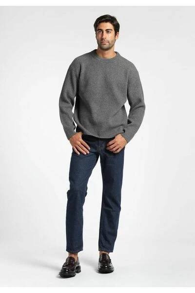 Closed Truien & Vesten Round-neck Knitwear Gray 4 Closed Truien & Vesten Round-neck Knitwear Gray - Afbeelding 2