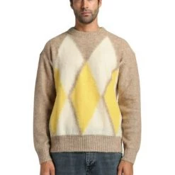 Closed Truien & Vesten Round-neck Knitwear Beige