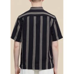 Closed Korte Mouwen Overhemden Shirt Black