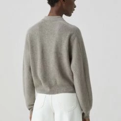 Closed Vesten Crew Neck Cardigan Gray -Closed Verkoopwinkel cf8159c7f60b04f80504382a70b516f4