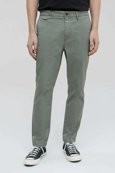 Closed Chino's Chinos Green 4 Closed Chino's Chinos Green - Afbeelding 2