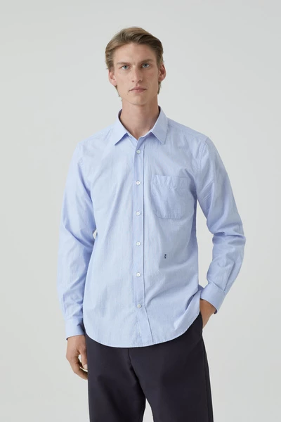 Closed Zakelijke Overhemden Basic Shirt Blue 3 Closed Zakelijke Overhemden Basic Shirt Blue