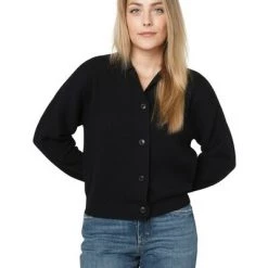 Closed Vesten Crew Neck Cardigan Black -Closed Verkoopwinkel d50b507ff276711def833032a2dbd845