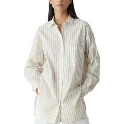 Longsleeve Shirts Blouse Closed Beige -Closed Verkoopwinkel db939d85729482e66ecd8d9dffa5c564