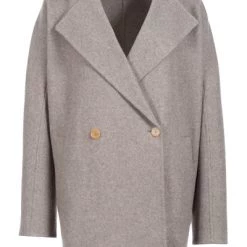 Closed Trenchcoats & Mantels Double-Breasted Coats Beige