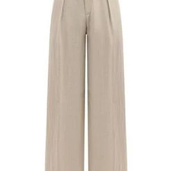 Closed Wijde Broeken TROUSERS Beige