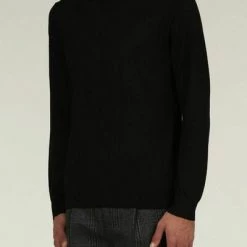 Closed Truien & Vesten High Collar Shirt In Jersey Black -Closed Verkoopwinkel e81b9b109463e184ab6962494286d353