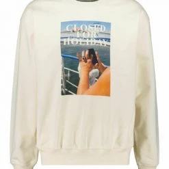 Closed Hoodies & Sweatvesten Sweatshirts White -Closed Verkoopwinkel e85b5b110304a424bb5ea1bb621fb8a9