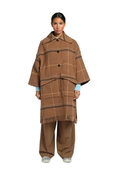 Closed Trenchcoats & Mantels Single-Breasted Coats Brown 6 Closed Trenchcoats & Mantels Single-Breasted Coats Brown - Afbeelding 4