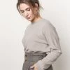 Closed Sweaters Round-neck Knitwear Gray -Closed Verkoopwinkel ed27bed04ae51b86c0ed7301e9858379