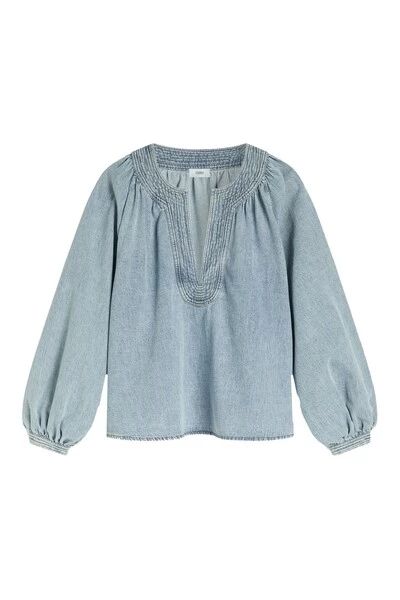 Closed Blouses C94176 195 2K Blue 4 Closed Blouses C94176 195 2K Blue - Afbeelding 2