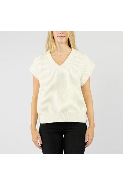 Closed Truien & Vesten Vest Beige 4 Closed Truien & Vesten Vest Beige - Afbeelding 2