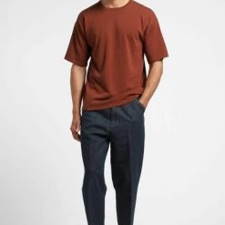 Closed Shirts Knit Crewing T-shirt Brown -Closed Verkoopwinkel f1ed09597e68b13bfa92e570ce513653