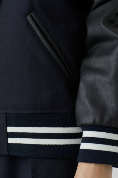 Closed Bomber Jackets College Jacket Blue 5 Closed Bomber Jackets College Jacket Blue - Afbeelding 3