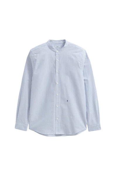 Closed Casual Overhemden Shirt Blue 5 Closed Casual Overhemden Shirt Blue - Afbeelding 3