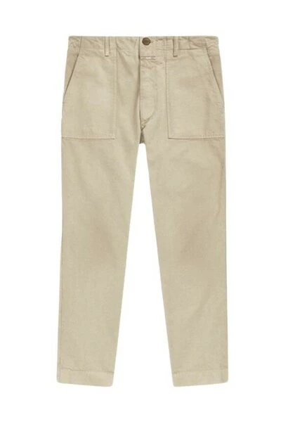 Closed Chino's Kobe Tapered Linen Pants Beige 3 Closed Chino's Kobe Tapered Linen Pants Beige