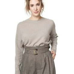 Closed Sweaters Round-neck Knitwear Gray -Closed Verkoopwinkel faf38420e4237b7d0f9890dffebeeae0