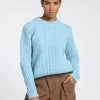 Closed Sweaters Round-neck Knitwear Blue -Closed Verkoopwinkel fb18a936f6a26573acd2ef49d677b3b0