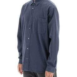 Closed Casual Overhemden Shirts Blue