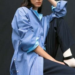 Blousejurken Jurk Closed Blue -Closed Verkoopwinkel fe8149aae6794be9d3814ea4c933d080